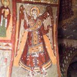 fresco painting ihlara valley turkey